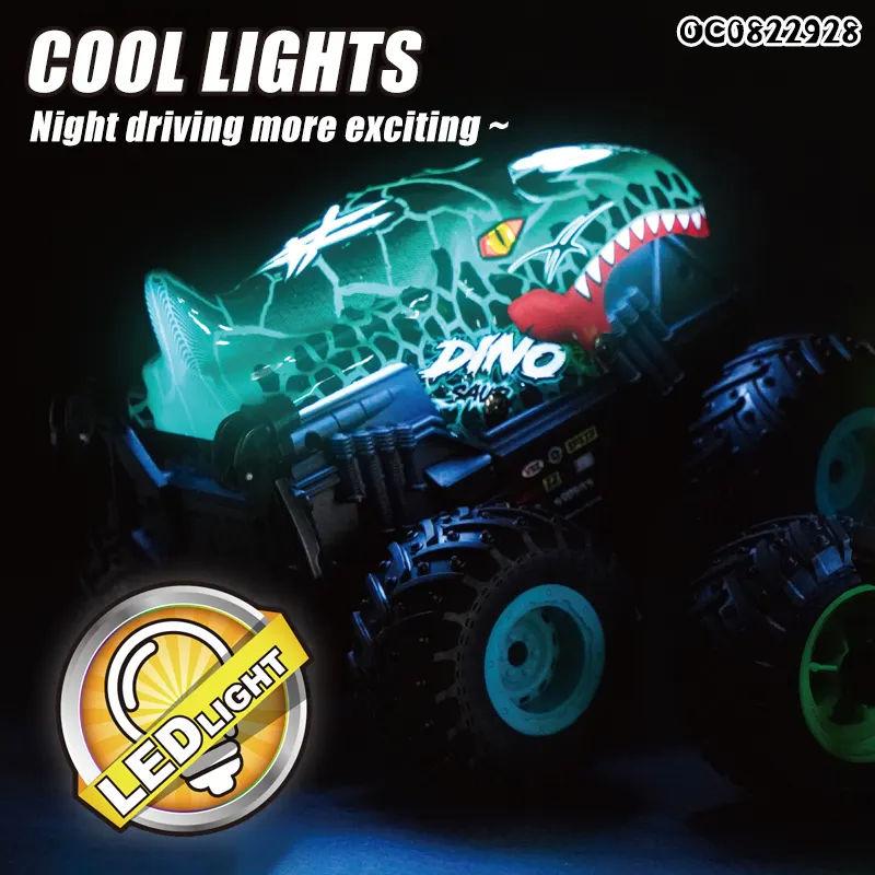D-Power 1:20 Remote Control 2.4G Dino Monster Toy Car - Laadlee