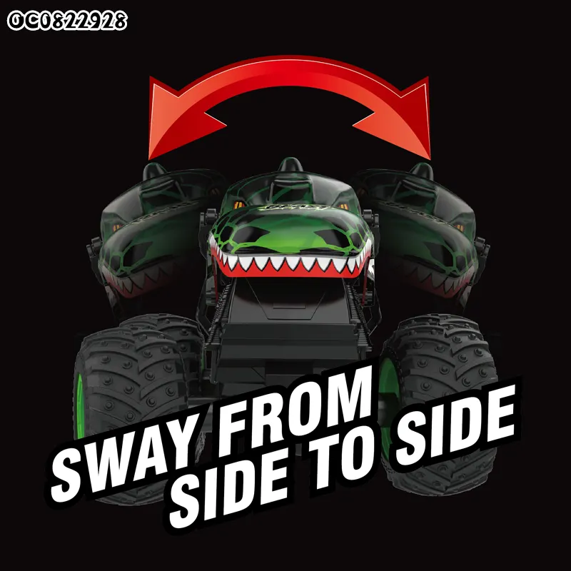 D-Power 1:20 Remote Control 2.4G Dino Monster Toy Car - Laadlee