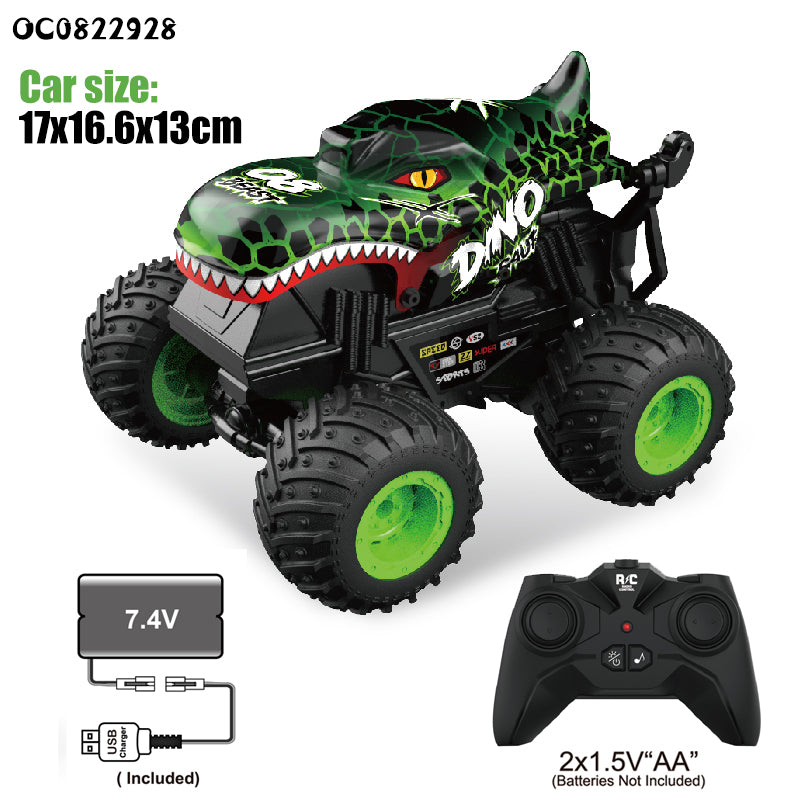D-Power 1:20 Remote Control 2.4G Dino Monster Toy Car - Laadlee
