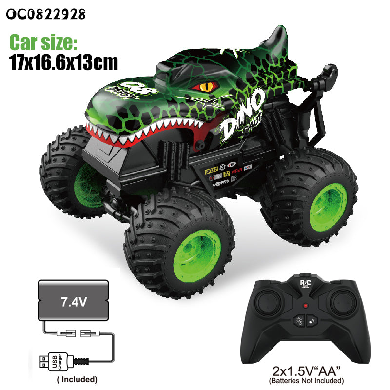 D-Power 1:20 Remote Control 2.4G Dino Monster Toy Car