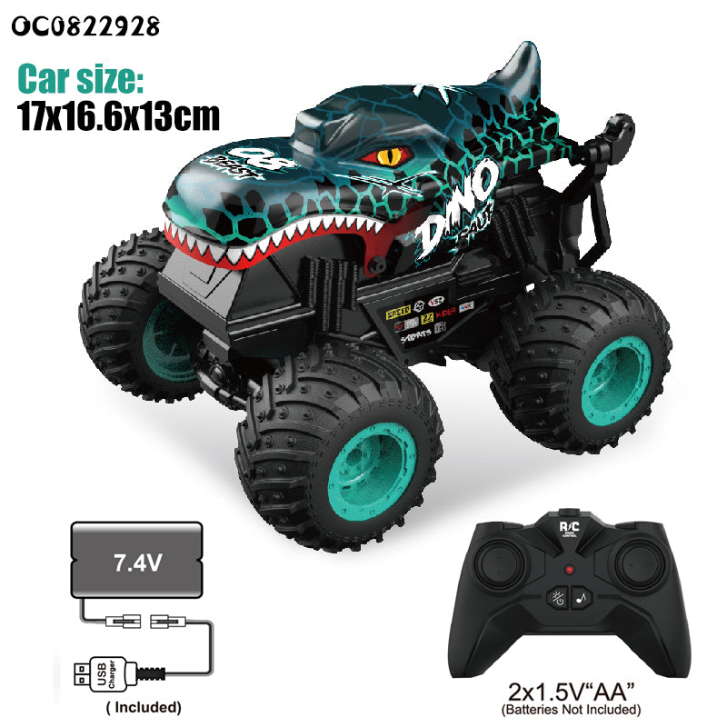 D-Power 1:20 Remote Control 2.4G Dino Monster Toy Car - Laadlee