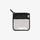 Citron Clear Zipper Pouch Small - Black