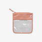 Citron Clear Zipper Pouch Small - Blush Pink