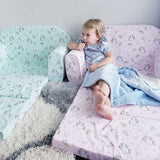 Delsit Sofa Bed Pink - Unicorns