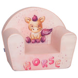 Delsit Armchair Pink - Horse