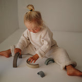 Mushie Stacking Rainbow Hillside - Laadlee