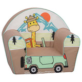 Delsit Arm Chair - Giraffe On Jeep