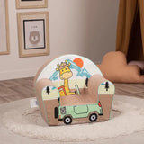 Delsit Arm Chair - Giraffe On Jeep
