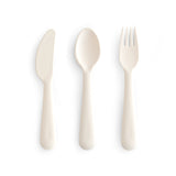 Mushie Dinnerware Cutlery Set - Ivory