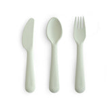 Mushie Dinnerware Cutlery Set - Sage