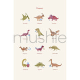 Mushie Poster Large Dinosaurs - Laadlee