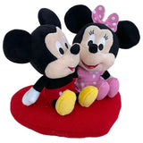 Disney Plush Mickey&Minnie Heart Cushion