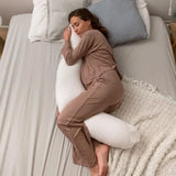 Doomoo Buddy Maternity Pillow - Silver Dots