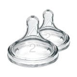 Dr. Brown's Level 2 Wide Neck Silicone Options+ Nipple Pack of 2