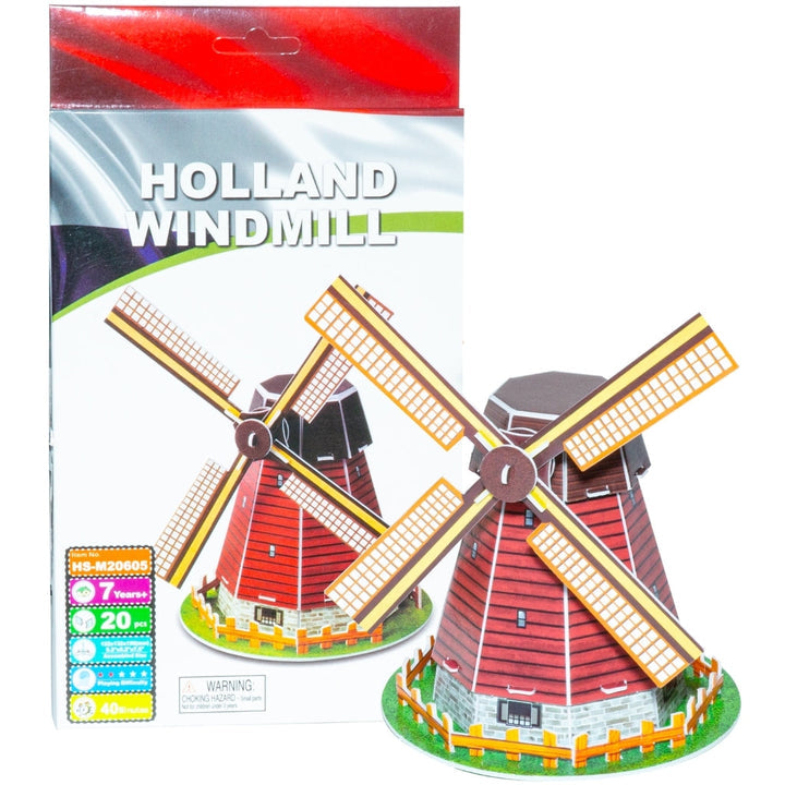 Puzzlme Global Gems - Dutch Windmill Mini - Laadlee