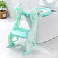 Pikkaboo EasyGo+ Potty Training Seat with Step Ladder - Green Giraffe