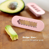 ezpz Baby Led Weaning Food Cutters - Blush (Pack of 2)