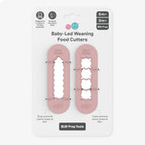 ezpz Baby Led Weaning Food Cutters - Blush (Pack of 2)