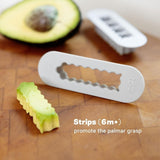 ezpz Baby Led Weaning Food Cutters - Pewter (Pack of 2)