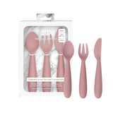 ezpz Happy Cutlery Set - Blush