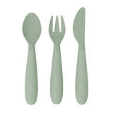 ezpz Happy Cutlery Set - Sage