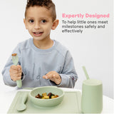 ezpz Happy Cutlery Set - Sage