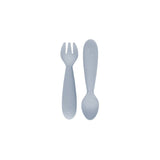 ezpz Mini Utensils (Spoon + Fork) - Indigo