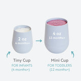 ezpz Mini Cup & Straw Training System - Indigo