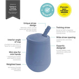 ezpz Mini Cup & Straw Training System - Indigo
