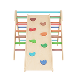 Ezzro Rainbow Large Climbing Foldable Triangle With Duo Board - Laadlee