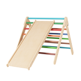 Ezzro Rainbow Large Climbing Foldable Triangle With Duo Board - Laadlee