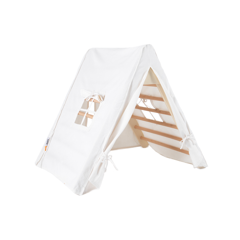 Ezzro Large Pikler Triangle Tent - Off White - Laadlee
