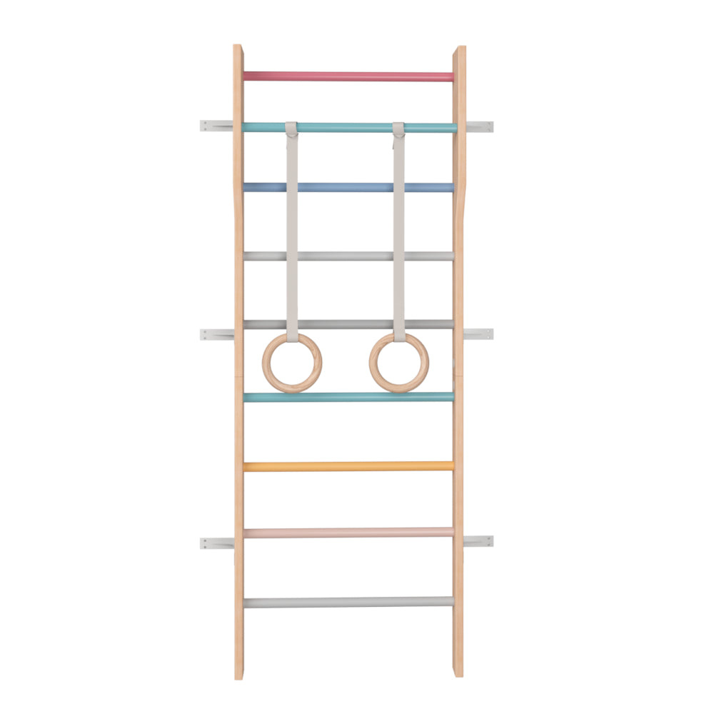 Ezzro Multicolor Modern Scandinavian Ladder Gym - Laadlee