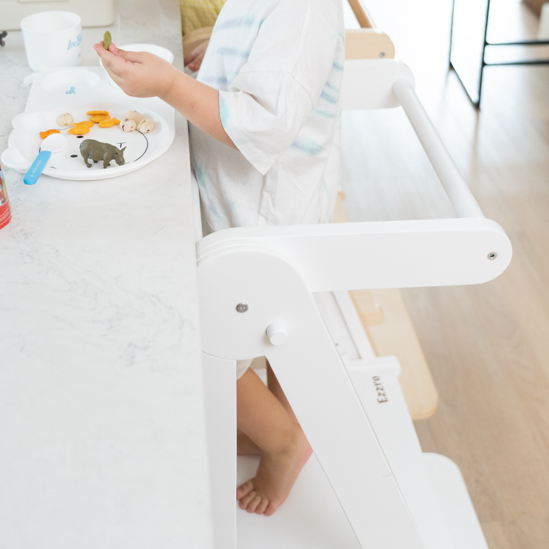 Ezzro Folding Kitchen Tower - White - Laadlee