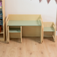 Ezzro Montessori Table Set - Natural / Light Green