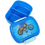 Eazy Kids Lunch Box With Bottle - Blue