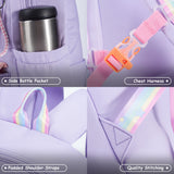 Eazy Kids Unicorn School Backpack - Purple