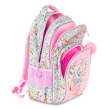 Eazy Kids Love 17Inch School Bag With Pencil Pouch - Pink (Set of 2)