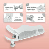 Eazy Kids 2-In-1 Sink Bath Support Tub And Butt Cleaning Station - Grey