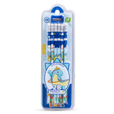 Eazy Kids 12-Pack 2B Pencils with Eraser Includes Sharpener -Blue
