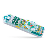 Eazy Kids 12-Pack 2B Pencils with Eraser Includes Sharpener -Green