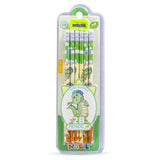 Eazy Kids 12-Pack 2B Pencils with Eraser Includes Sharpener -Orange