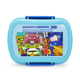 Eazy Kids Buddies Lunch Box And Water Bottle - Blue