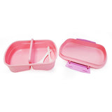 Eazy Kids Rabbit Lunch Box And Water Bottle - Pink