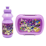 Eazy Kids Rabbit Lunch Box And Water Bottle - Purple