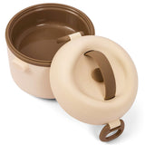 Eazy Kids 2 Compartment Lunch Box With Spoon 1320ml - Beige