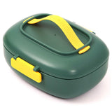Eazy Kids 2 Compartment Lunch Box With Spoon 850ml - Green