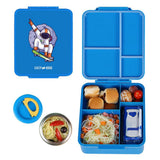 Eazy Kids Jumbo Bento Lunch Box With Insulated Jar - Blue