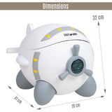 Eazy Kids Airplane Kids Potty Training Toilet Seat - Grey