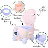 Eazy Kids Airplane Kids Potty Training Toilet Seat - Pink